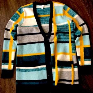 1901 Abstract Cardigan